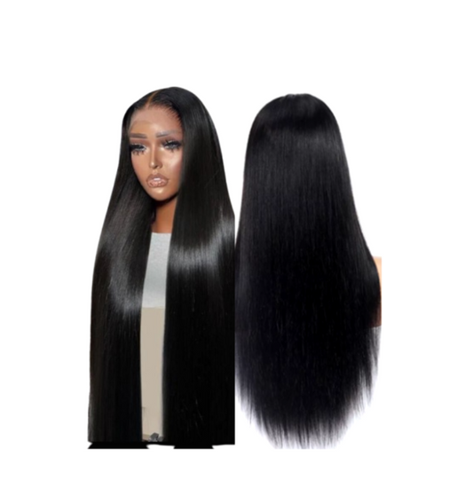 Straight Human Hair 13x4 Frontal Lace Wig